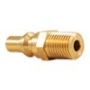Camco LP QUICK CONNECT, 1/4IN NPT X FULL FLOW MALE PLUG, CLAMSHELL 59903